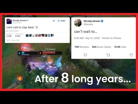 Jensen finally claps Faker after all the years