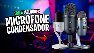 Qual melhor MICROFONE CONDENSADOR em 2024? 5 Mais Desejados! ✅