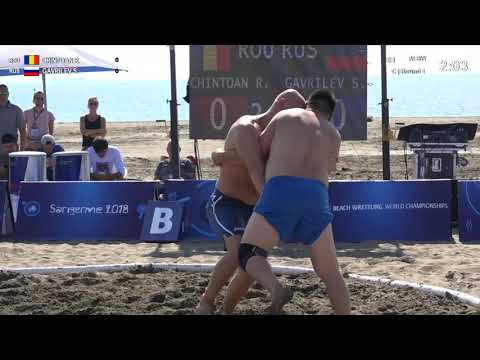 Round 1 Men's BW - +90 kg: R. CHINTOAN (ROU) v. S. GAVRILEV (RUS)