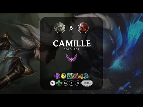 Camille Top vs Gragas - KR Master Patch 13.8
