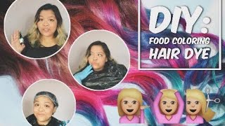 DIY? Y NOT! - Food coloring hair dye