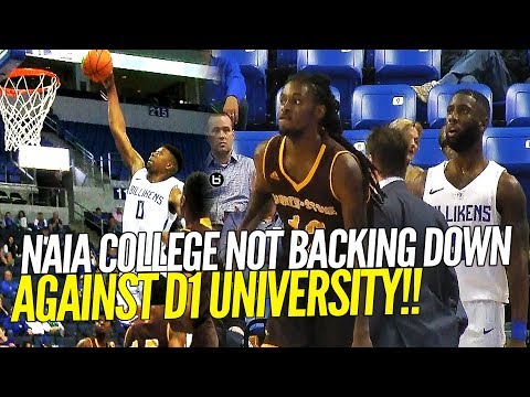 NAIA School Puts Up A FIGHT Against Division 1 College!! Full Highlights!