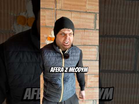 Afera z Młodym 😃 #budowa #śmieszne #policja #humor #kabaret