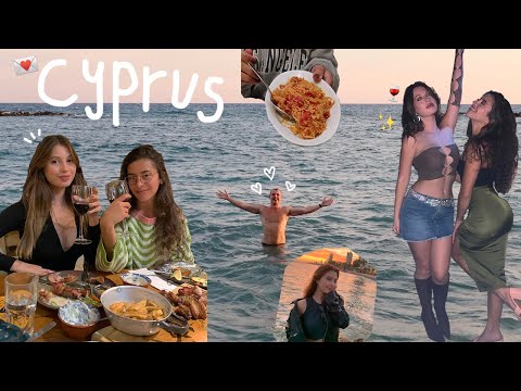 CYPRUS VLOG !! 🌊 // exploring my home country, LOTS of food, friends and KITTIES!  :)