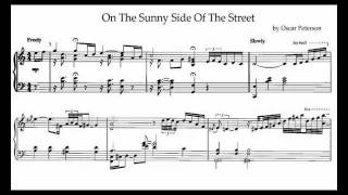 Oscar Peterson - On The Sunny Side Of The Street (transcription)