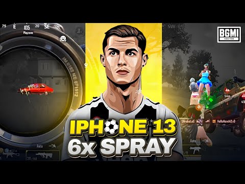 Ace Dominator 6x Spray: The Ultimate iPhone 13 Test @BattlegroundsMobile_IN