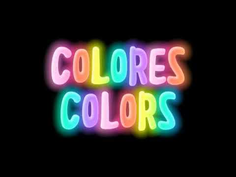 Aprendiendo los colores en inglés y español. 🐰