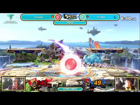 Corncycle (C. Falcon) vs Major (Ganondorf) - Aloha Beaches - Singles Pools