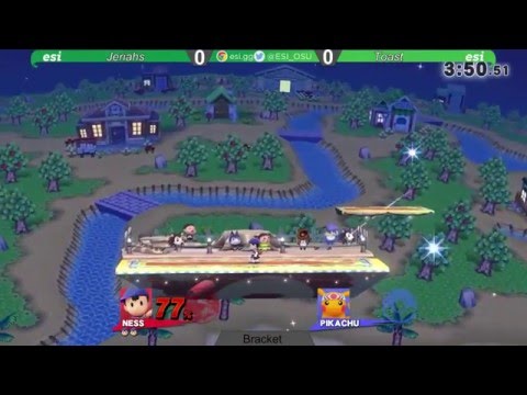 Donatos 2/9 - Jeriahs (Ness) vs Toast (Pikachu) - SSB4 bracket