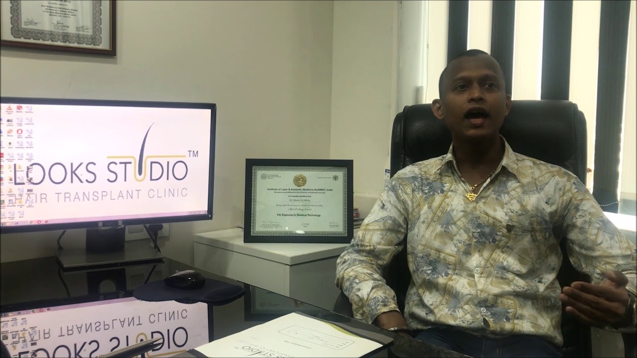 AFTER CLOT REMOVAL OF HAIR TRANSPLANT LOOKS STUDIO VIDEO REVIEW 3