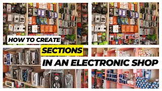 How to start up an electronic shop business with best sections?