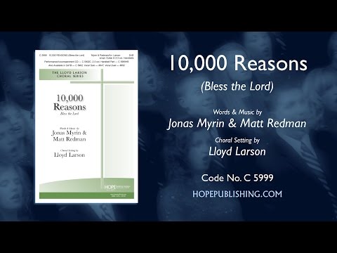10,000 Reasons (Bless the Lord) - arr. Lloyd Larson