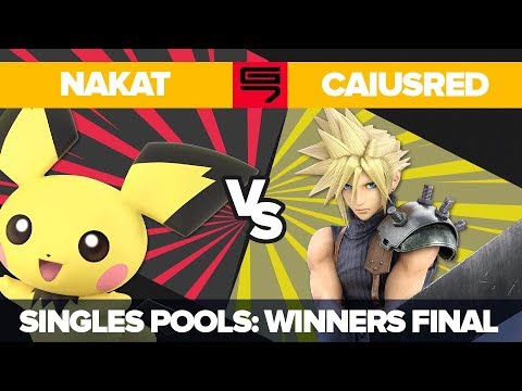 NAKAT vs CaiusRed - Ultimate Singles: Pools R1 Winners Finals - Genesis 7 | Pichu vs Cloud