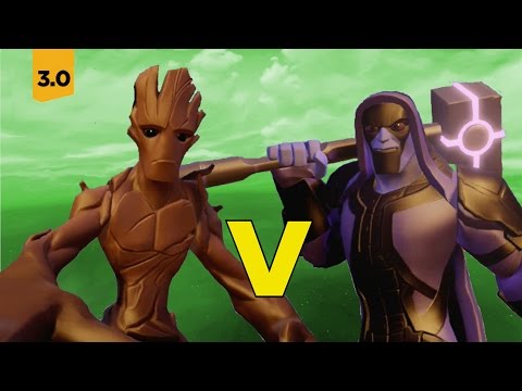 Disney Infinity 3.0 Groot v Ronan Challenge 20 Battlegrounds
