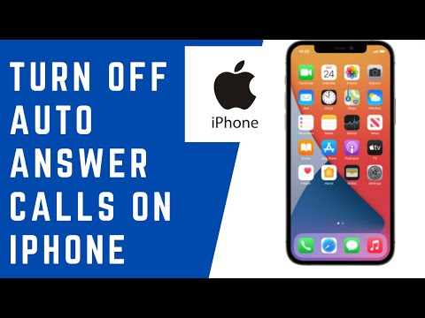 How To Turn Off Auto Answer Calls On iPhone | How to Stop Auto-Answer Phone Calls on iPhone