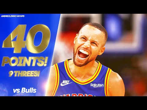 Stephen Curry 40 POINTS vs Bulls! ● 9 THREES! ● Full Highlights ● 12.11.21 ● 60 FPS