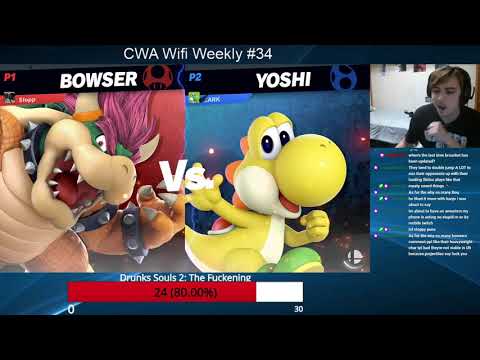 CWA Wifi Weekly 34 - Zark (Yoshi, Wario) vs Slopp (Bowser) Losers Finals