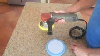 Harbor Freight Dual Action Polisher  69924 Review -Easy FIX/modification Pad size problem - solution