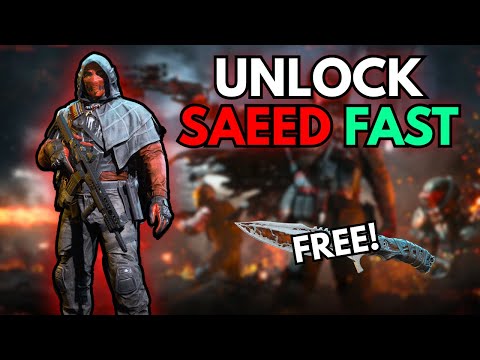 How To Unlock Saeed FAST + Free Knife Guide | Delta Force: Operations New Season