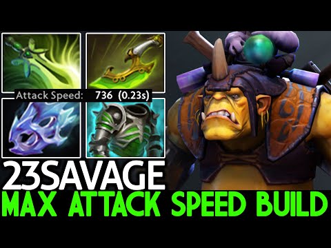 23SAVAGE [Alchemist] Created a Monster with Max Attack Speed Dota 2