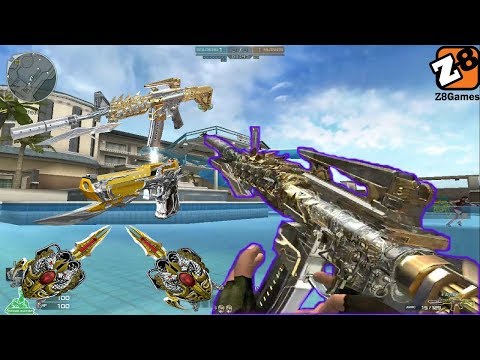 Crossfire NA 2.0 : M4A1 Predator Noble Gold - Hero Mode X - Zombie V4