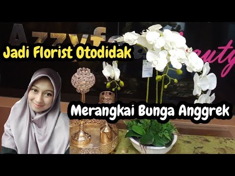 , title : 'Cara merangkai bunga anggrek |  DIY how to arrange orchid flowers'