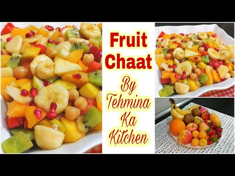 Special Ramadan Fruit Chaat recipe by Tehmina ka kitchen