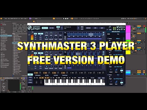 SynthMaster 3 Player - FREE Version - What's Included & Preset Demo - PC & Mac