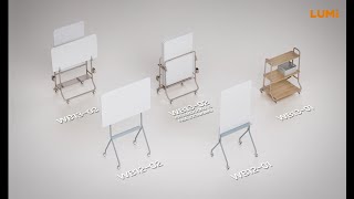 Mobile Whiteboards & Storage Carts丨WB11 & 12 & 13 Series 丨LUMI
