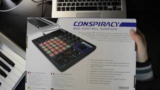 Video thumbnail for Samson conspiracy midi control surface review by Amin Alshami