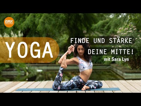 Stärke deine Mitte mit diesem Yoga-Workout! | #yogamitsaralyn | DAK-Gesundheit