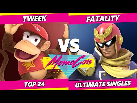 MomoCon 2022 Top 24 - Tweek (Diddy Kong) Vs. Fatality (Captain Falcon) SSBU Ultimate Tournament