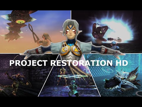 Fierce Deity vs All Bosses | Zelda Majora's Mask 3D - Project Restoration HD and Shaders (1080p)