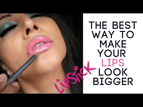 HOW TO APPLY A LIQUID LIPSTICK & FAKE BIG LIPS NATURALLY! TRICKS TO GET FULLER LIPS IN 5 MINS Video