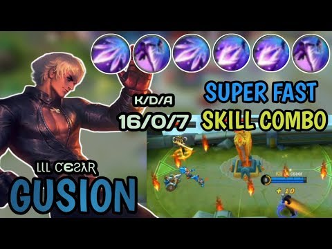 Perfect Gusion Skill Combo - Fast Hand Fast Kill | Mobile Legends
