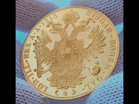 1915 Austrian 4 Ducat Gold Coin Bullion - 4 Ducati Austria investire in oro da investimento monete