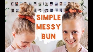 HOW TO DO A FOOL-PROOF MESSY BUN /// TARA THUESON