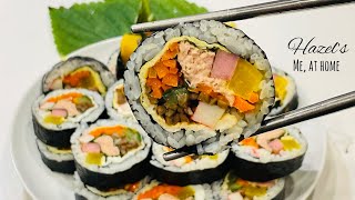 The Best Kimbap Recipe l So much batter than stores l Make Kimbap Korean Roll at home with Me