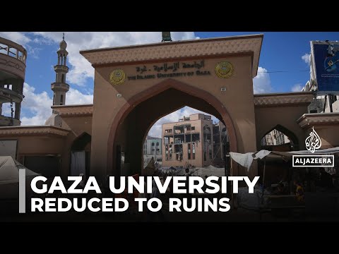 Gaza's Islamic University reduced to ruins