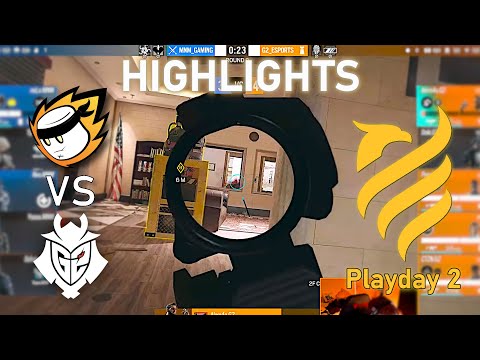 New G2 vs MNM - HIGHLIGHTS - Playday 2 - EUL 2022 Stage 1 - R6 Esport