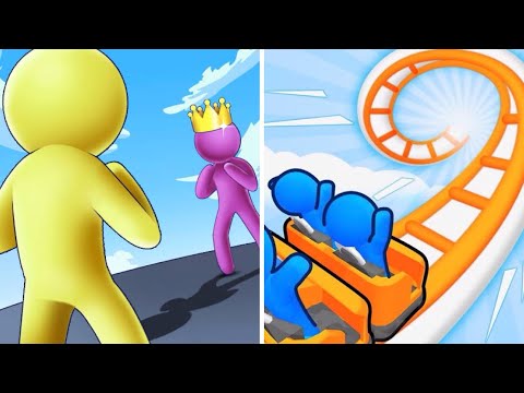 Giant Rush Vs Runner Coster ⚫️⚫️⚫️Max Big Levels Walkthrough Android iOS Gameplay SD7K