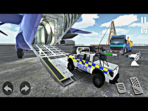 Transporting Compact SUV in Cargo Plane | Police Car Transporter Simulator | Android Gameplay ||
