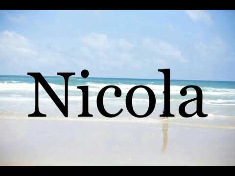 How To Pronounce Nicola🌈🌈🌈🌈🌈🌈Pronunciation Of Nicola