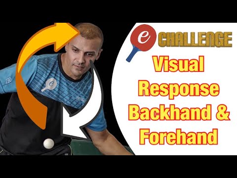 Visual Training at Home for your BACKHAND & FOREHAND | eBATT Challenge #15