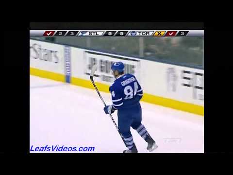 Blues @ Maple Leafs - Mikhail Grabovski's Amazing Spinmove Shootout Goal  - 110106