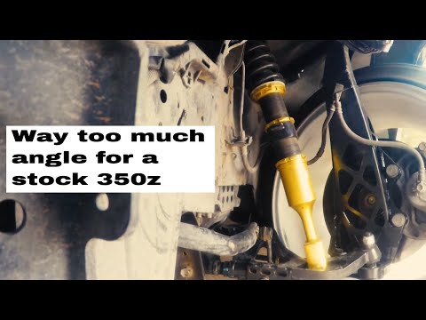 GKTech 350z (Z33) Drop Knuckles in action