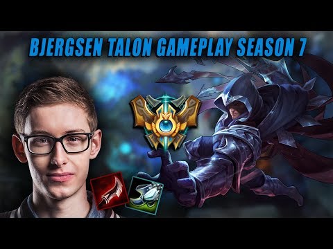 TSM Bjergsen Talon | Season 7 Talon vs Ziggs Gameplay | Patch 7.14