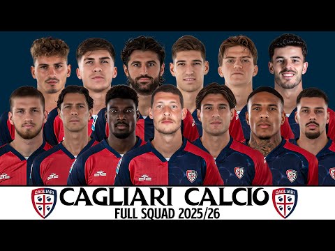 Cagliari Calcio Official Squad 2025/26 Season | Serie A 25/26