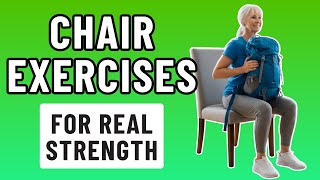 The Only 8 Chair Exercises You Need (50+ Strength)