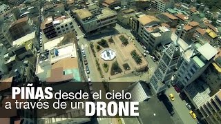 preview picture of video 'Piñas desde el cielo a través de un Drone'